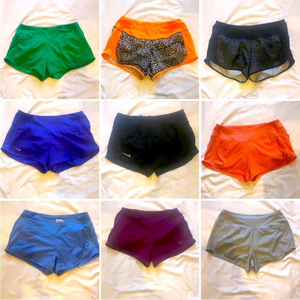 Nike running shorts all size small.